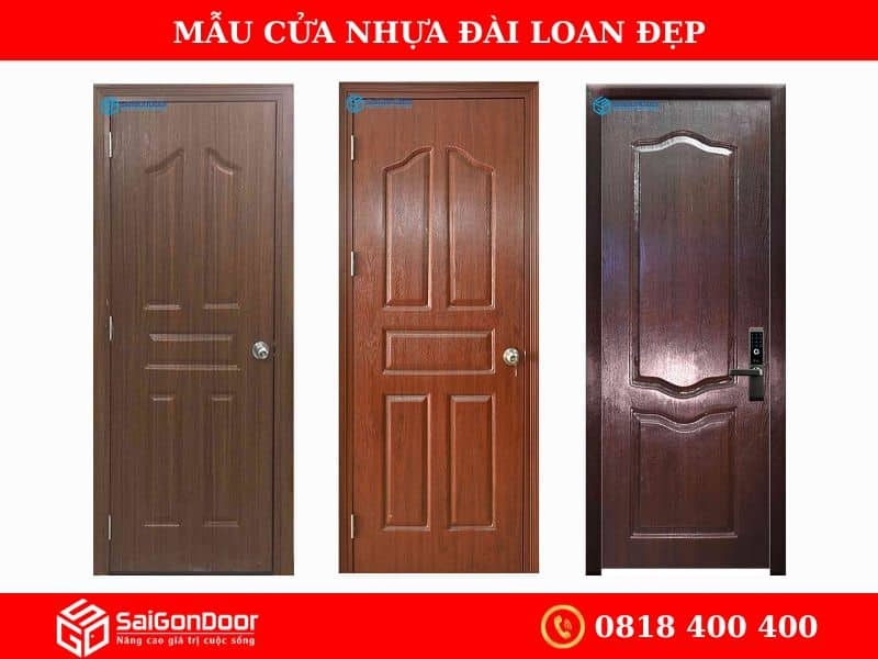 Tổng hợp mẫu cửa nhựa Đài Loan 