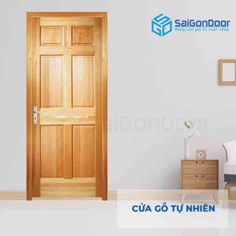 Cửa gỗ tự nhiên với nhiều ưu điểm nổi bật