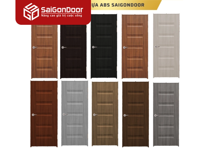 Phân loại theo phong cách và vật liệu kết hợp của cửa ABS Hàn Quốc
