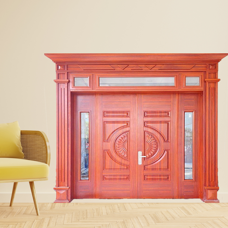 Cửa Thép Vân Gỗ SGD-KM.TVG-4C.2