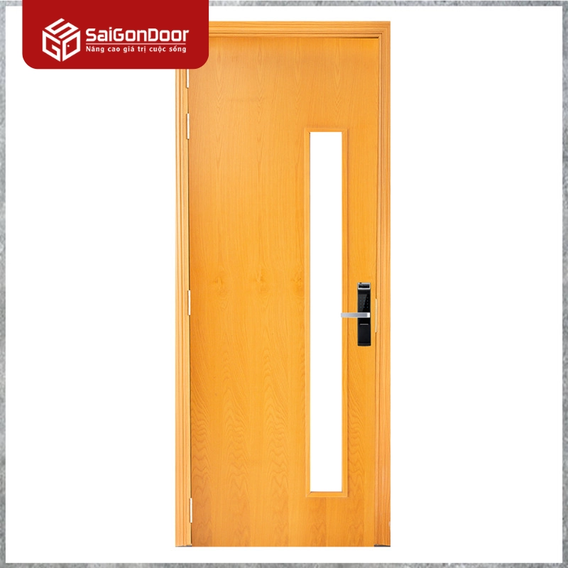 Cửa Gỗ MDF Veneer P1GL-OAK