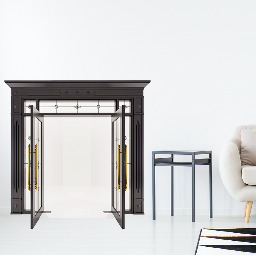 Cửa Nhôm Vân Gỗ 73