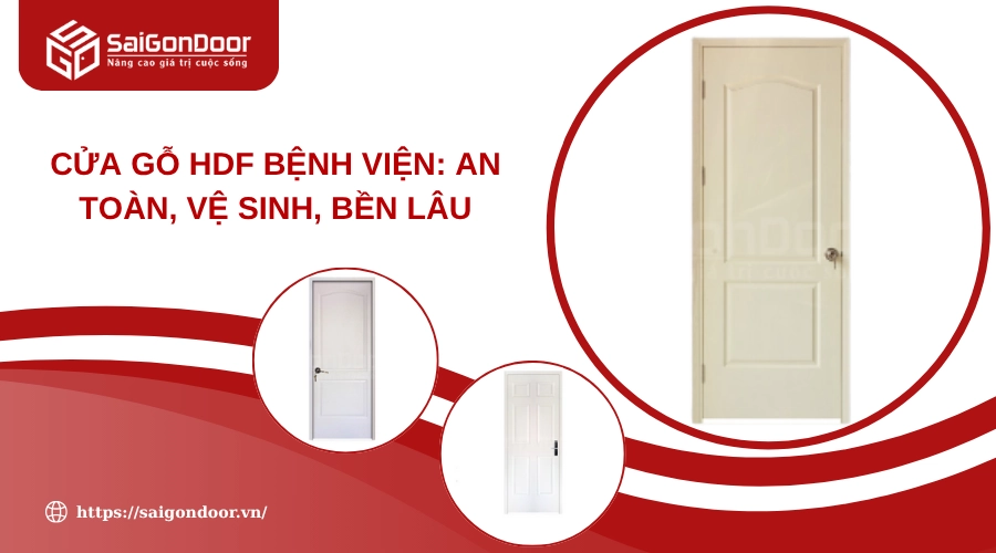 Cửa Gỗ HDF Bệnh Viện: An Toàn, Vệ Sinh, Bền Lâu Cửa Gỗ HDF Bệnh Viện: An Toàn, Vệ Sinh, Bền Lâu