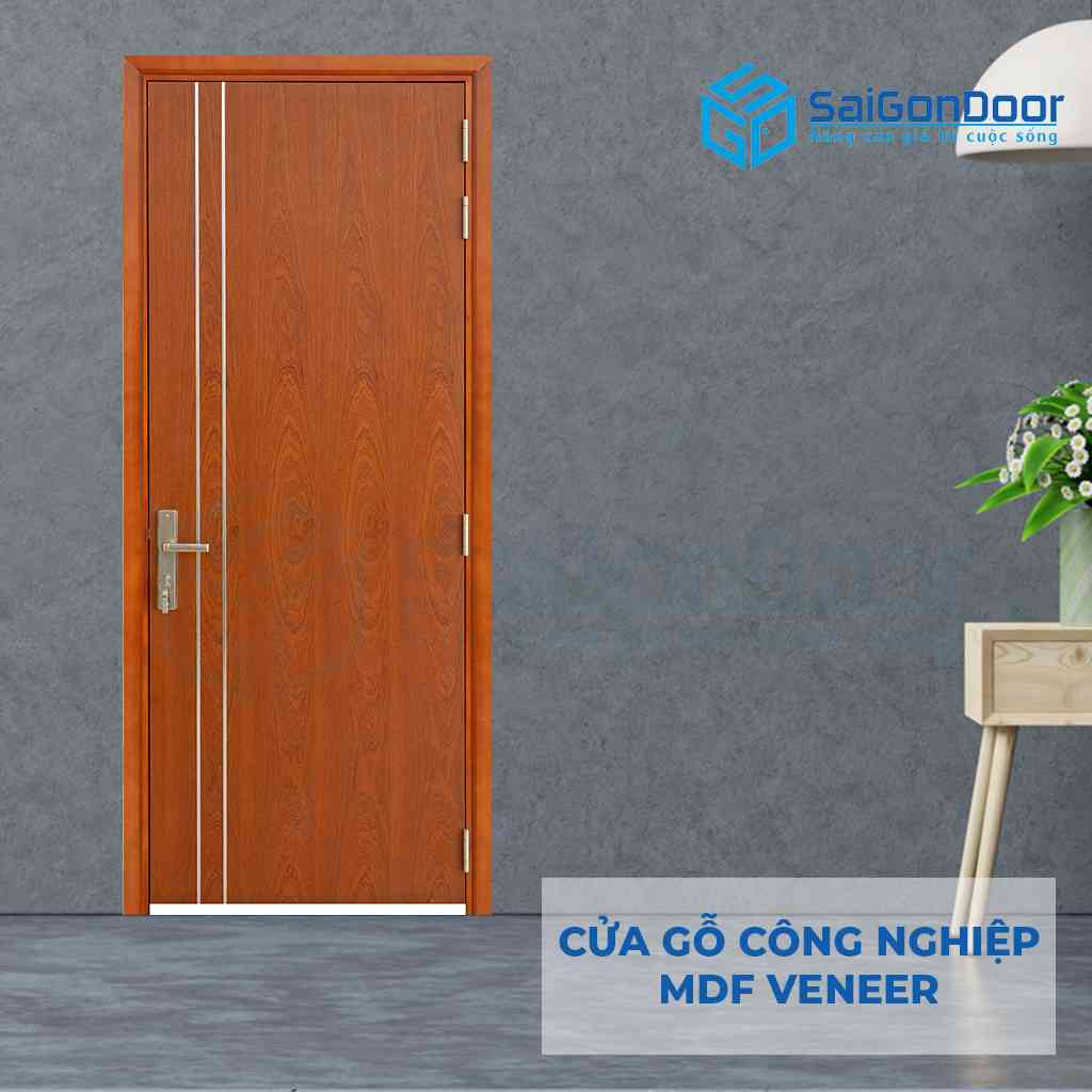 CỬA GỖ CÔNG NGHIỆP MDF VENEER P1R2 xoan dao (4)