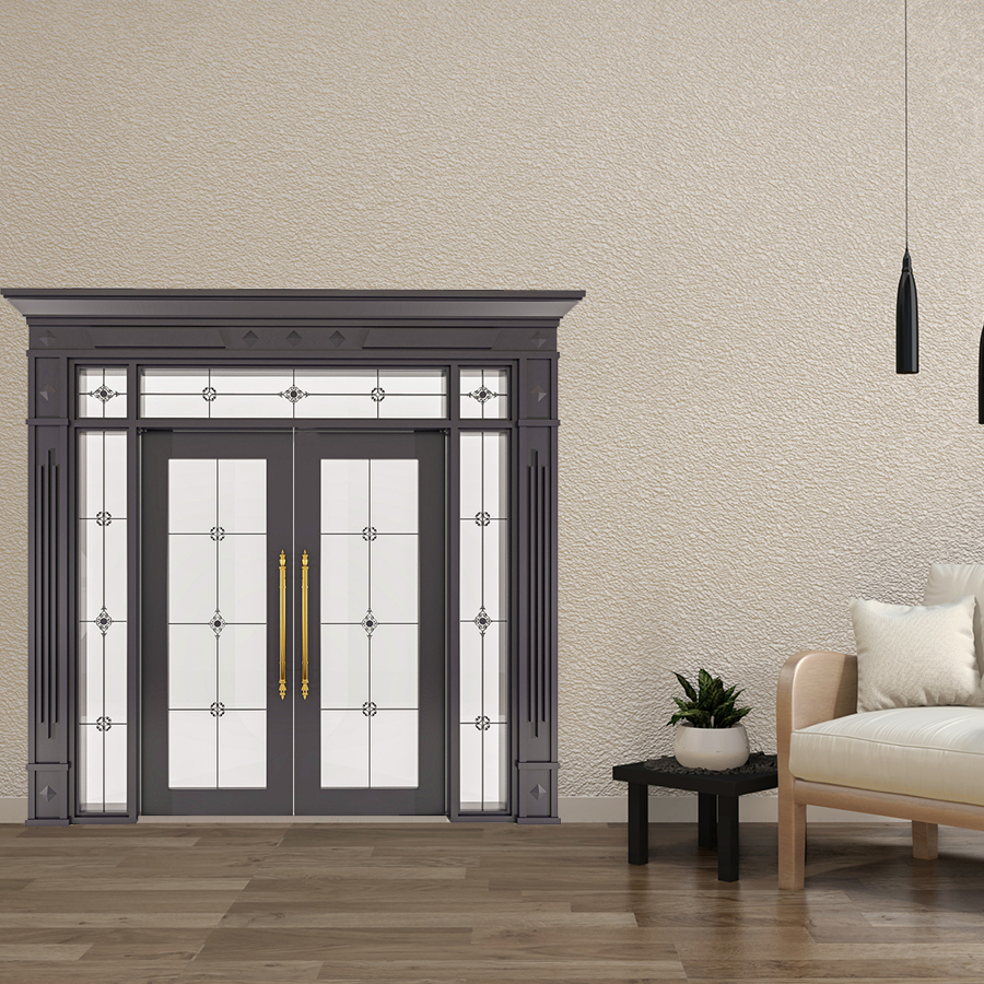 Cửa Nhôm Vân Gỗ 69