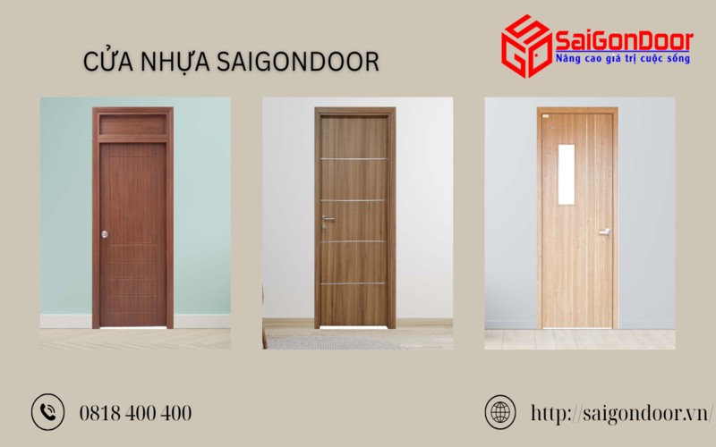 Dựa vào nhiều tiêu chí chọn loại cửa nhựa Saigondoor phù hợp