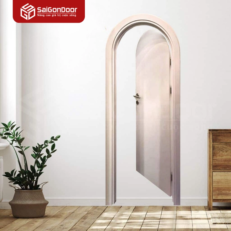 Cửa vòm gỗ CVG 6