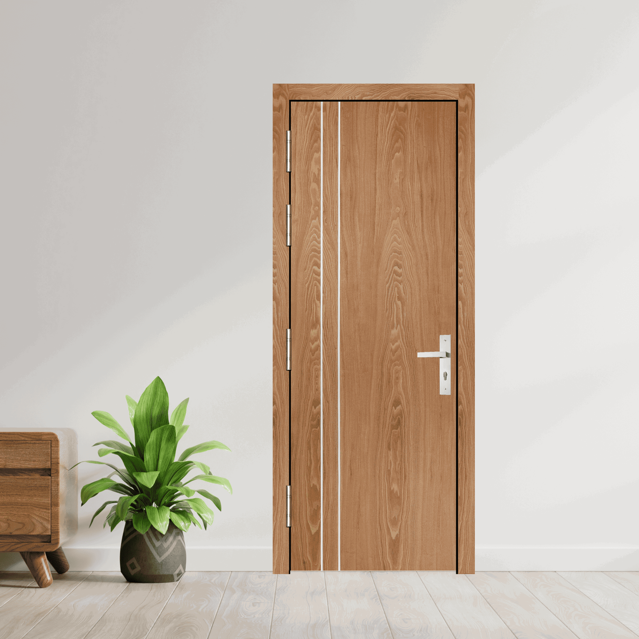 Cửa Gỗ MDF Veneer P1R2a