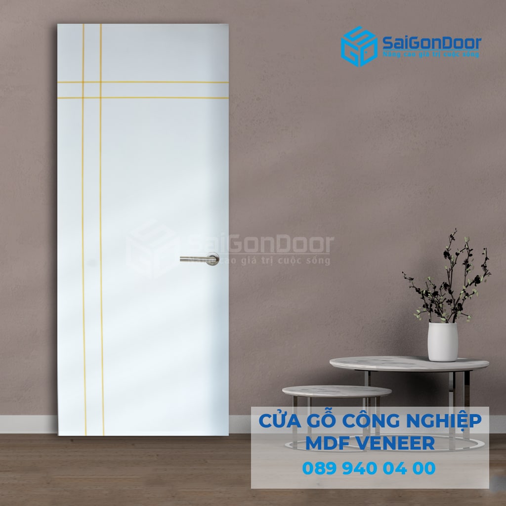 Cửa gỗ công nghiệp – HDF dùng làm cửa nhà vệ sinh