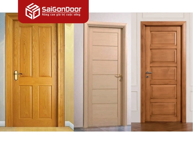Phân loại cửa thép vân gỗ cho nhà vệ sinh phổ biến