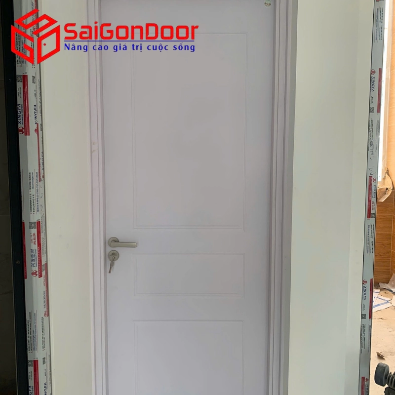 Thi công cửa gỗ công nghiệp HDF tại phường 4 Tây Ninh