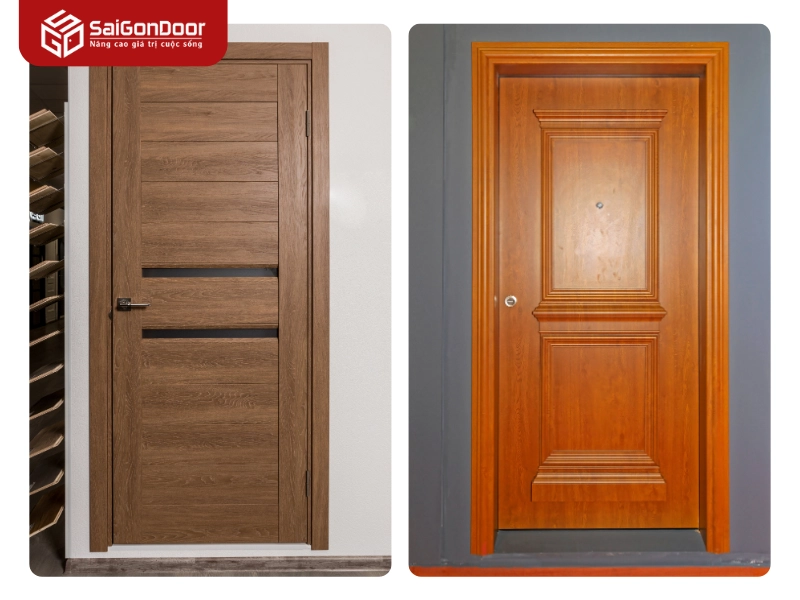 Báo giá các loại cửa gỗ công nghiệp phổ biến tại Phường Long Trường