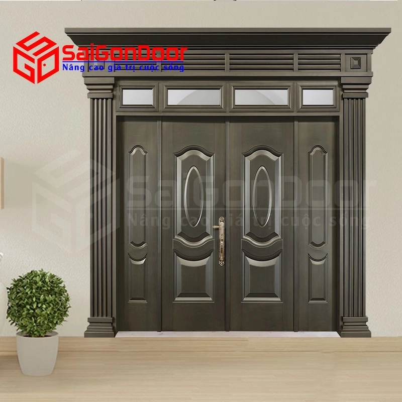 Saigondoor - Tiên phong mang đến bề mặt cửa thép vân gỗ 5D Classic chất lượng