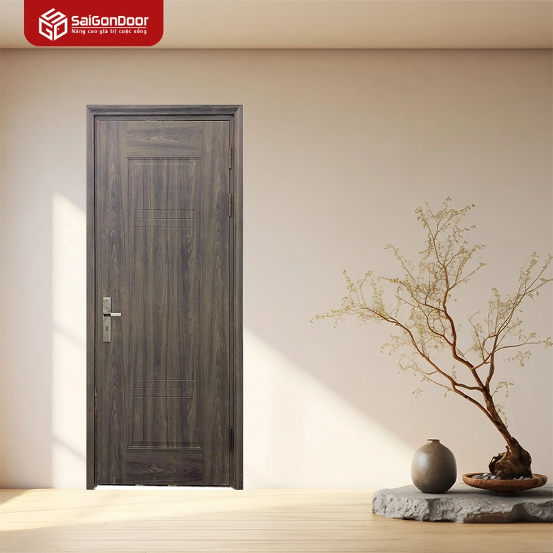 Cửa Thép Vân Gỗ SGD-KM.TVG-1C-13