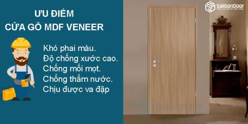 Cửa gỗ MDF Veneer