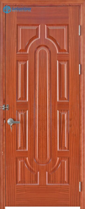 Cửa gỗ công nghiệp HDF Veneer 19-sapele