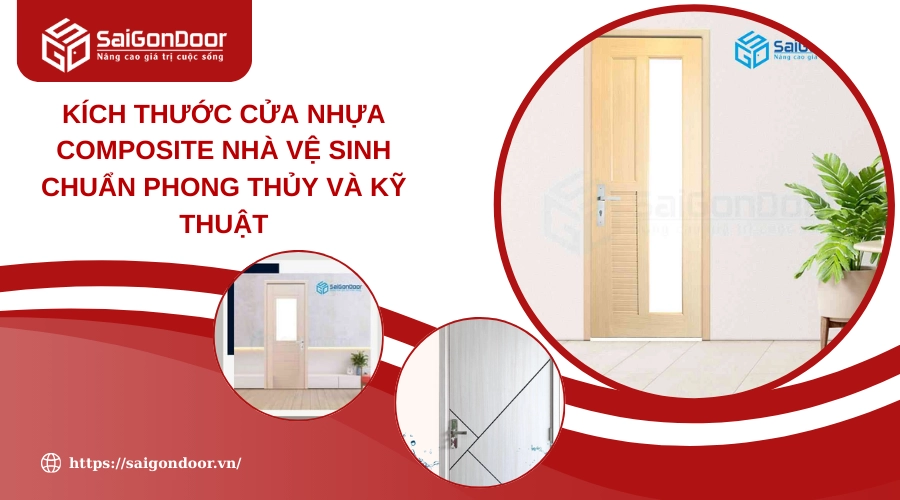 Kích Thước Cửa Nhựa Composite Nhà Vệ Sinh Chuẩn Phong Thủy Và Kỹ Thuật