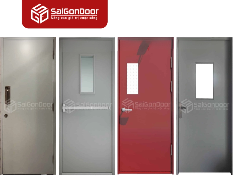 Lưu ý khi lựa chọn và sử dụng cửa thép chống cháy 45 phút