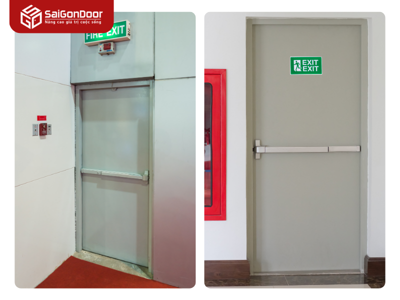 Cửa thép chống cháy 1 cánh