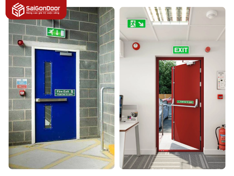 Ưu điểm vượt trội của cửa thép chống cháy Saigondoor