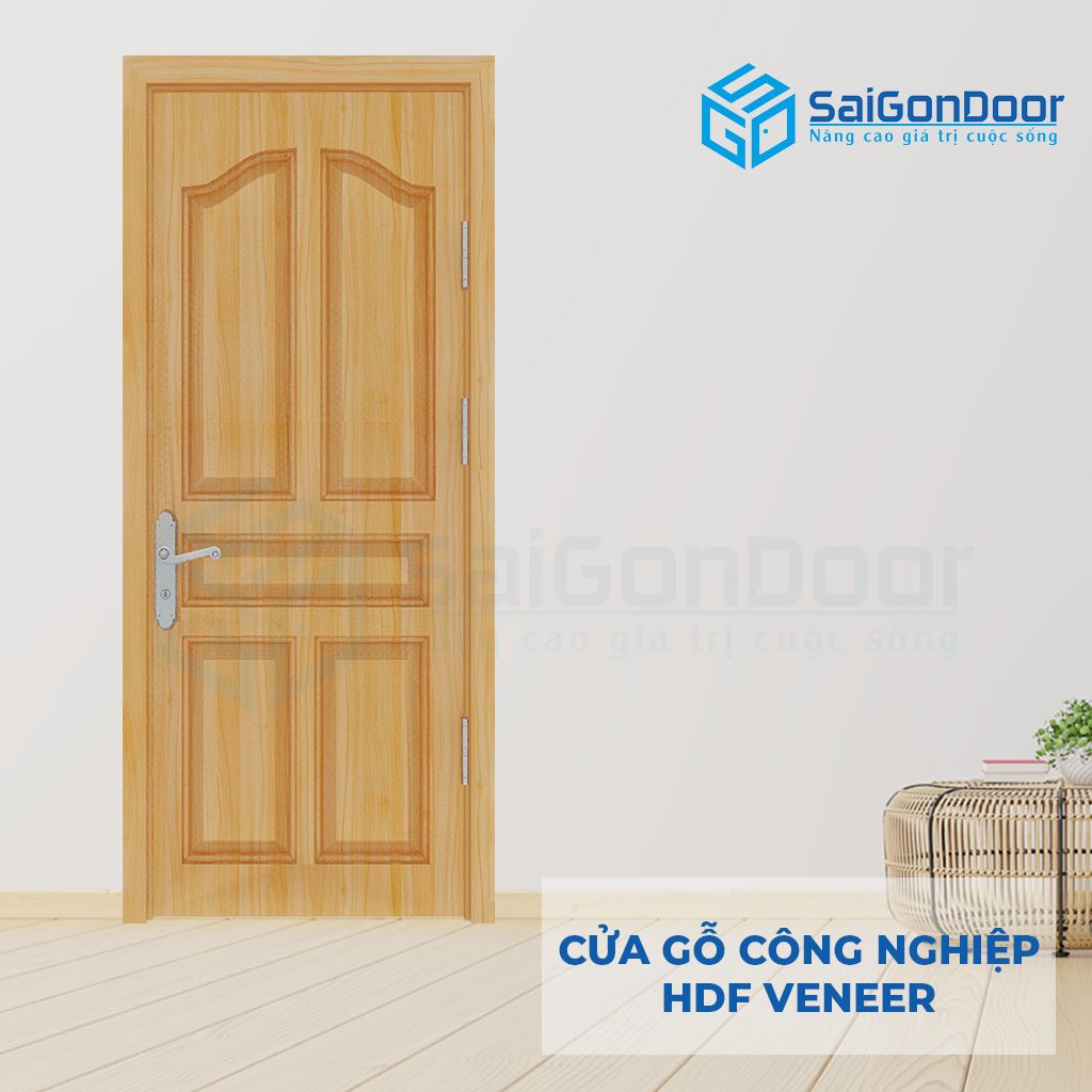 Cửa Gỗ Công Nghiệp HDF Veneer SGD 5A ash (1)