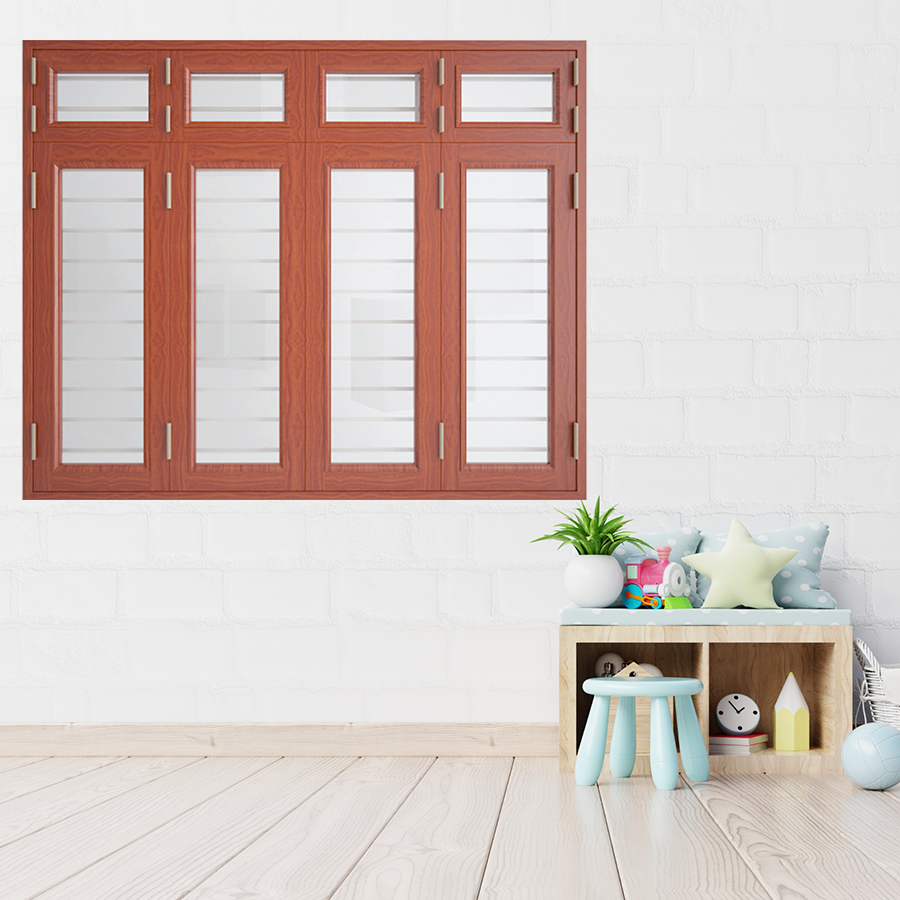 Cửa thép vân gỗ SGD CS4K