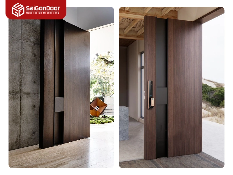 Ưu điểm vượt trội của cửa thép vân gỗ Sài Gòn Door