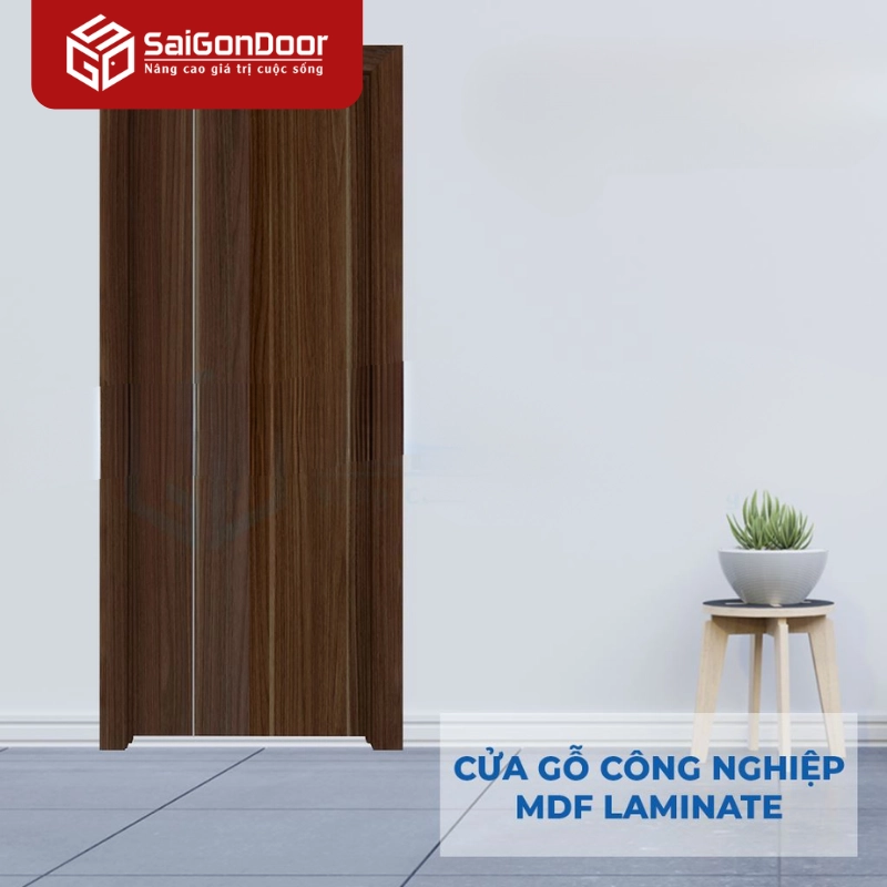 Cửa Gỗ Công Nghiệp MDF Laminate P1R111s