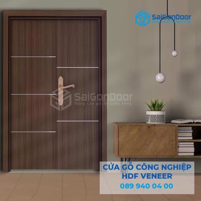 Mẫu cửa gỗ cao cấp 2 cánh