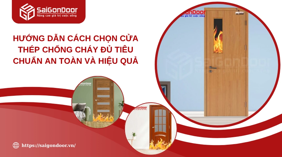Hướng Dẫn Cách Chọn Cửa Thép Chống Cháy Đủ Tiêu Chuẩn An Toàn Và Hiệu Quả