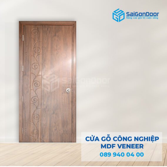 Cua go MDF phu PVC