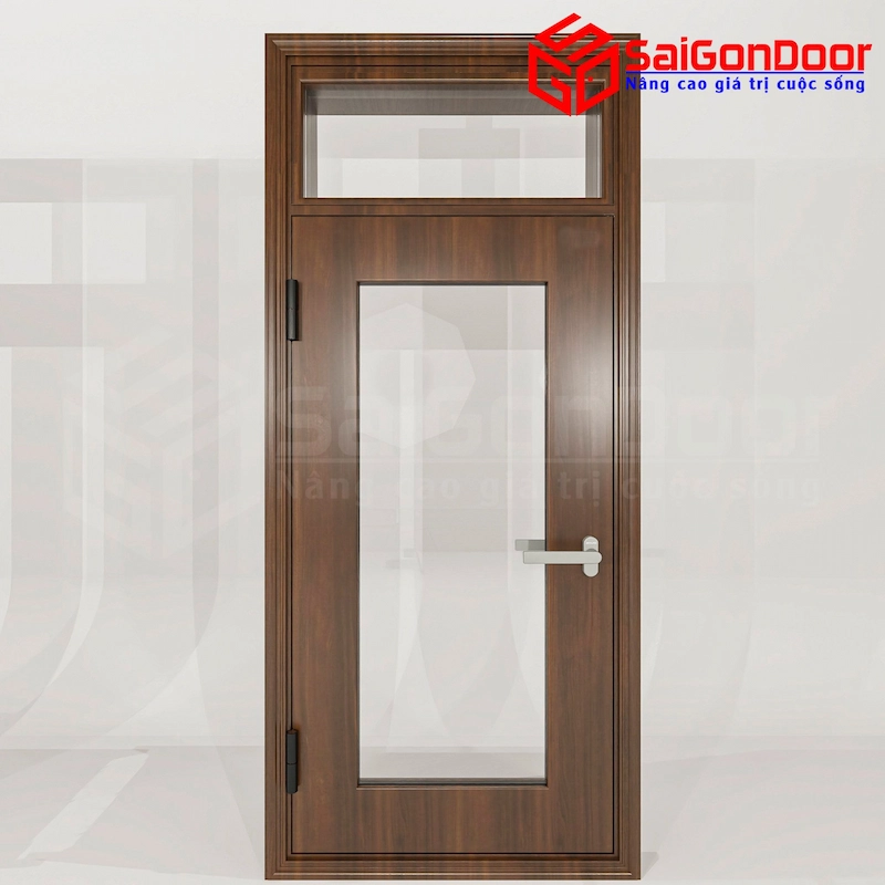 Cửa nhôm vân gỗ SGD CNVG-56