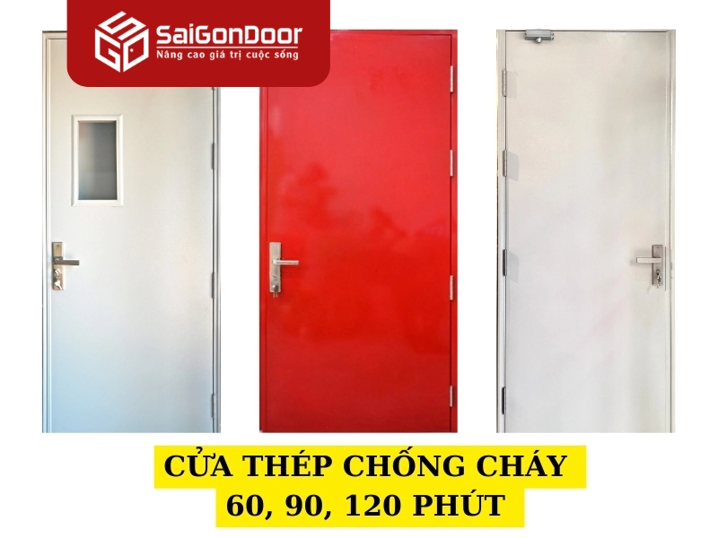 Một số loại cửa thép chống cháy