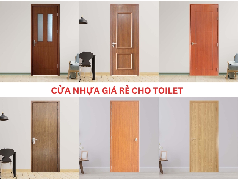 Cửa nhựa giá rẻ cho toilet chống nước tốt