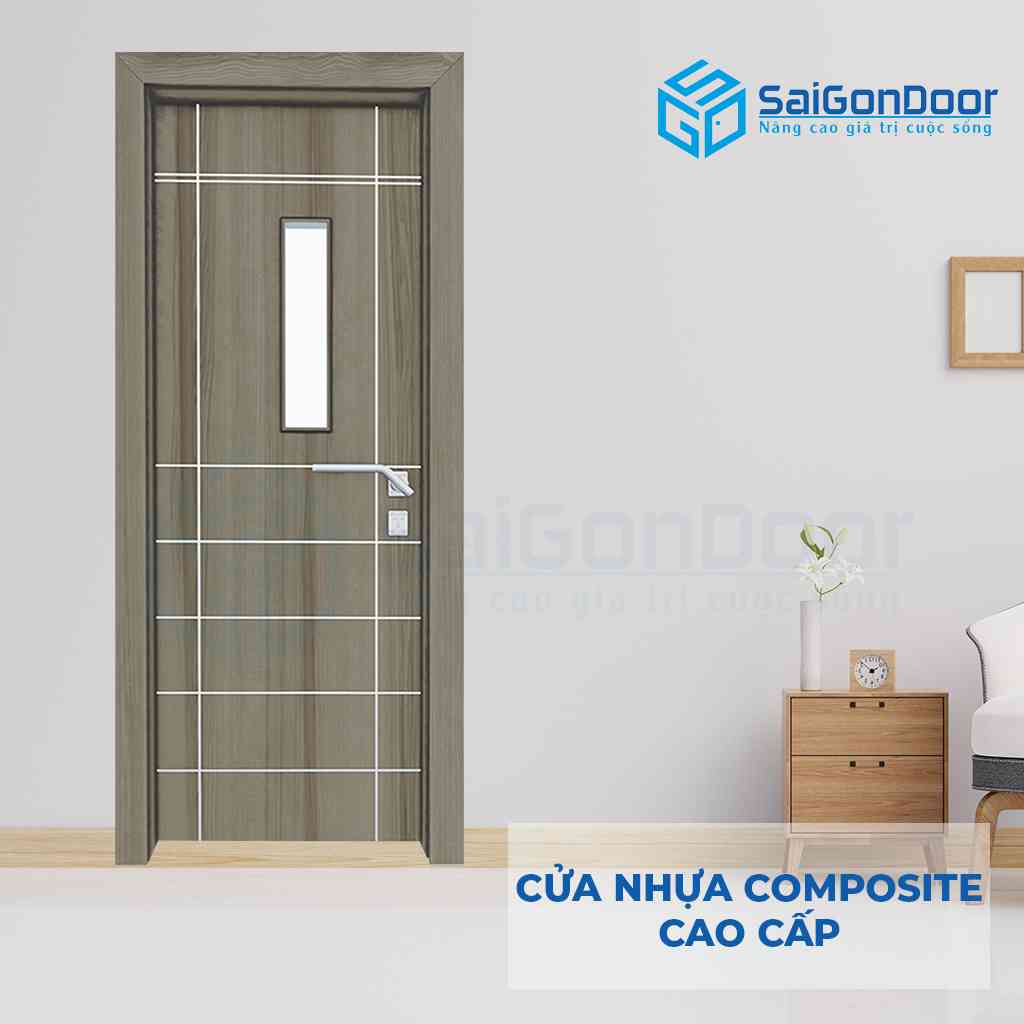 CỬA NHỰA COMPOSITE SGD 26CSG1