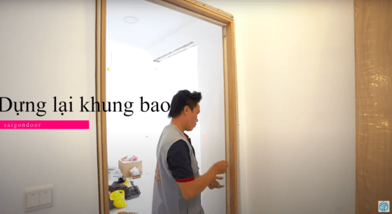 Dựng lại khuôn bao và bắt vít