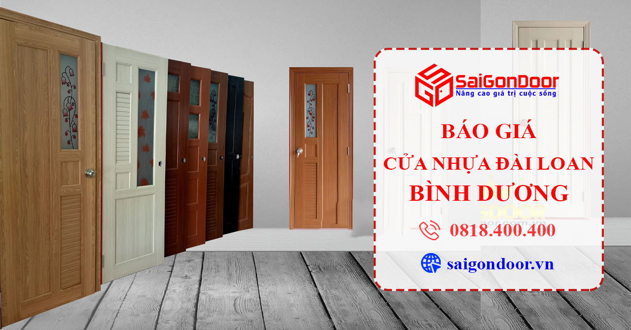 Báo Giá Thi Công Cửa Nhựa Đài Loan Bình Dương Mới Nhất