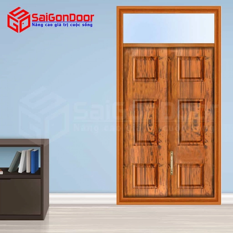 Cửa thép vân gỗ TVG-CS2H11-OT