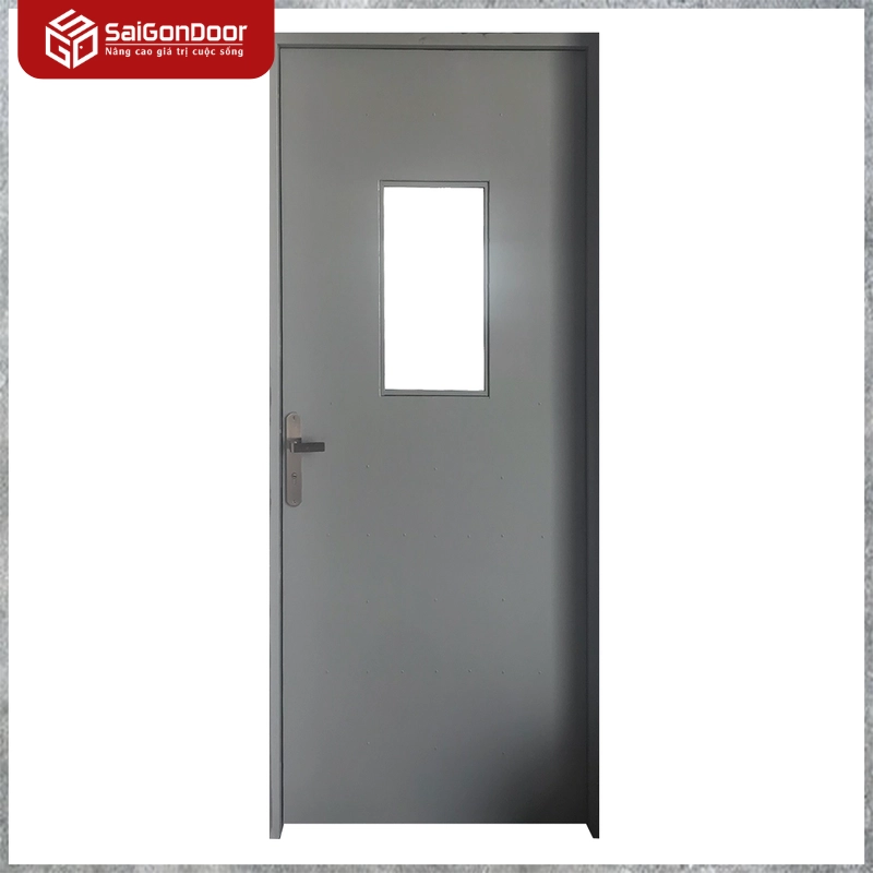 Cửa Thép Chống Cháy Có Khóa Tay Gạt (TCC P1G1)