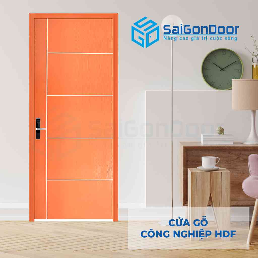 Cửa gỗ HDF P1R5-C9 SGD