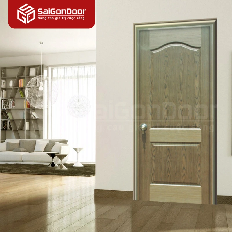 Cửa Gỗ HDF Veneer 3A – Walnut