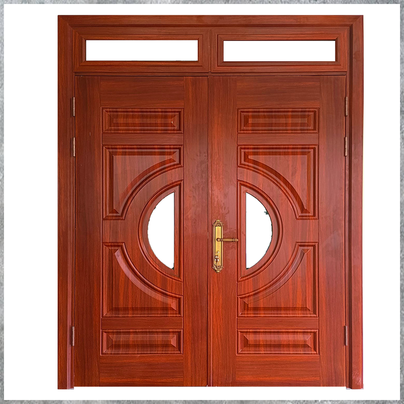 Cửa Thép Vân Gỗ SGD-KM.TVG-2C-1