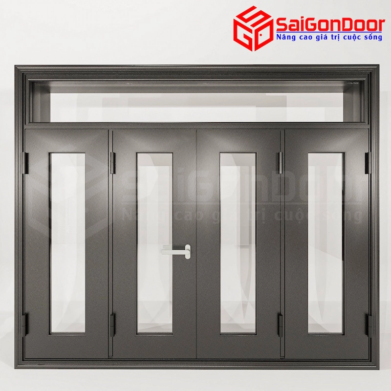 Cửa nhôm vân gỗ SGD CNVG-65