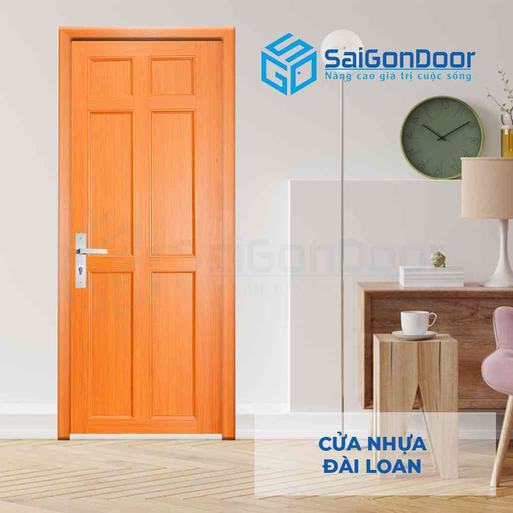 Mẫu cửa nhựa vân gỗ Đài Loan YO-40