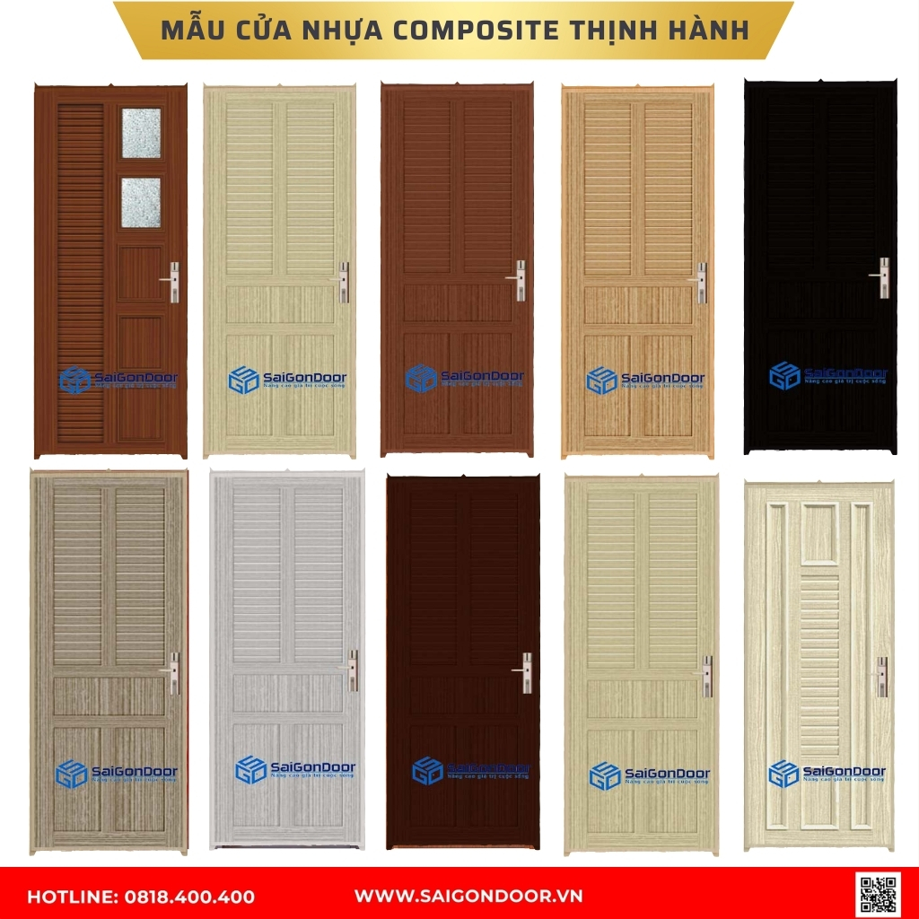 Mẫu cửa nhựa composite Kiên Giang