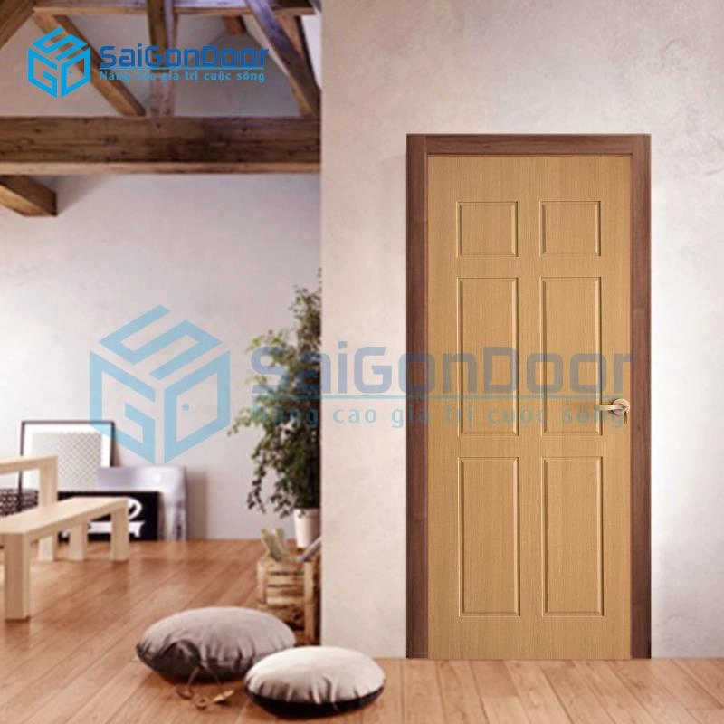 Cấu tạo và ưu nhược điểm của cửa gỗ công nghiệp HDF cho phòng ngủ 