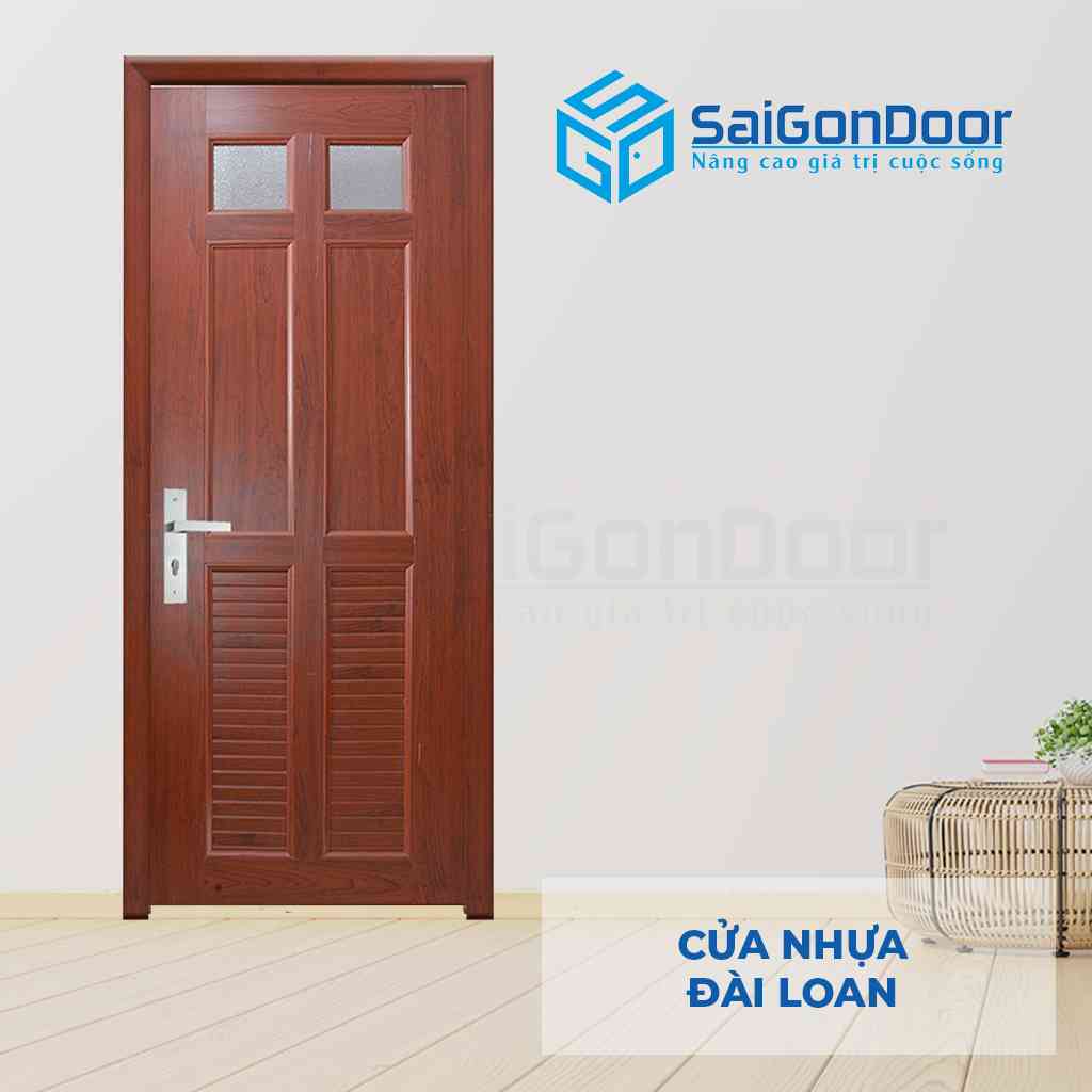 Mẫu cửa nhựa giả gỗ Đài Loan YB-46