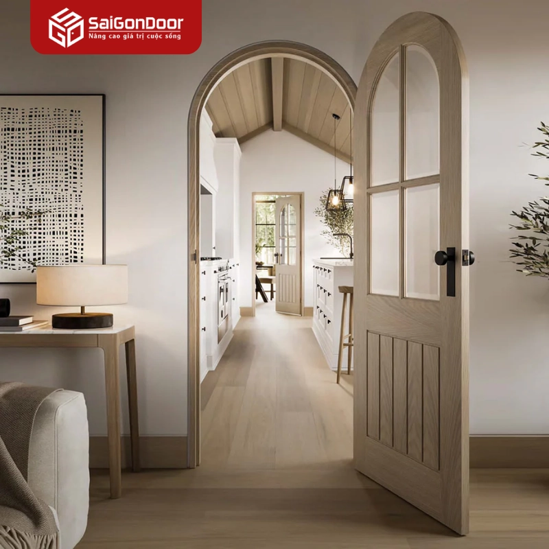 Tại sao cửa vòm phòng khách là lựa chọn tối ưu cho không gian sống thượng lưu?