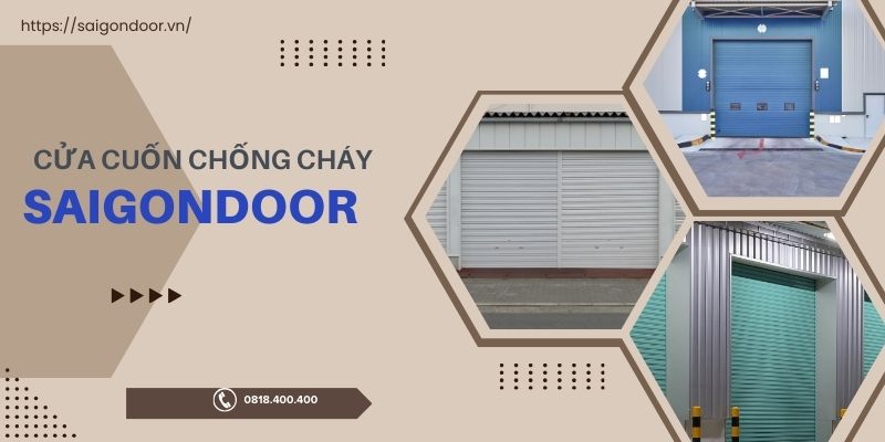 Cửa cuốn chống cháy có chất liệu cao cấp 