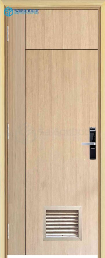 Cửa gỗ công nghiệp MDF Veneer P1R3L1